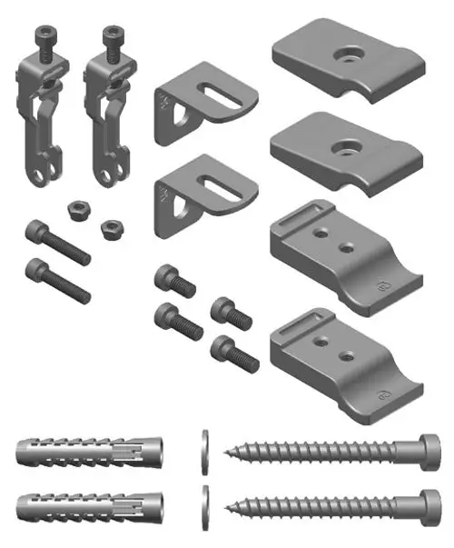Kermi Abstandshalter-Set 6, RAL9016, ZB03290001